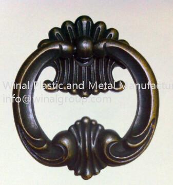 Zinc alloy pull ring door handle,antique copper,L72mm*W82mm,cabinet drawer pulling handle.