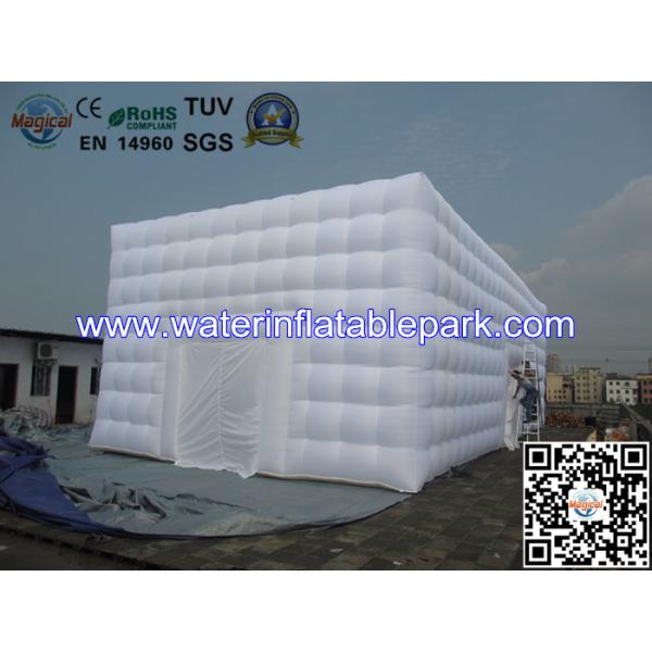 Grand White Durable Inflatable Tent For Party / Wedding And Banquet