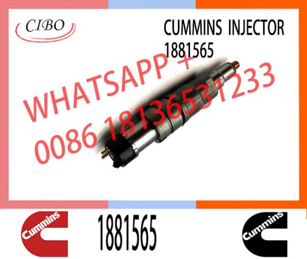 New fuel injector 1881565 common rail injector 1881565 for diesel fuel engine DC13 1933613 2057401 2058444 2419679