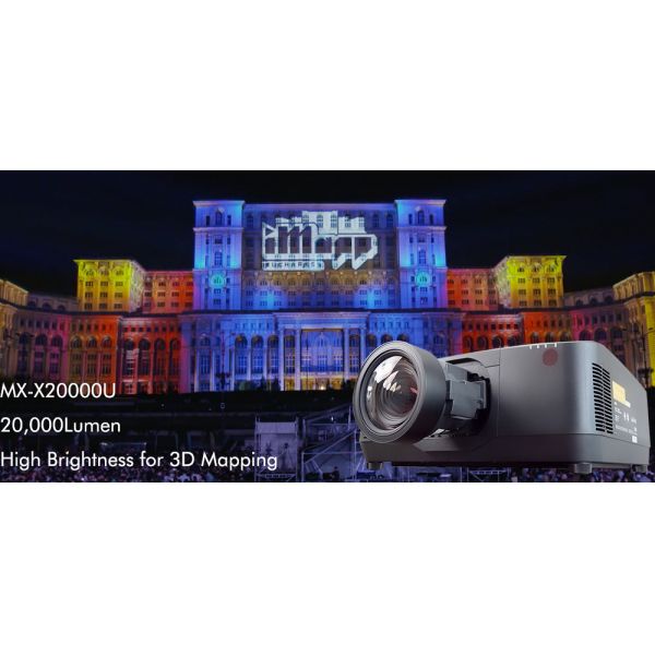 20000 Lumen 3LCD Laser Projector with WUXGA Resolution and 20,000 Hours Lamp Life