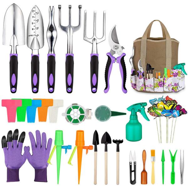 Oxford Gardening Bag 21pcs Outdoor Work Portable Small Tool Bag Gardening Toolkit Durable Multifunction Hanging Storage