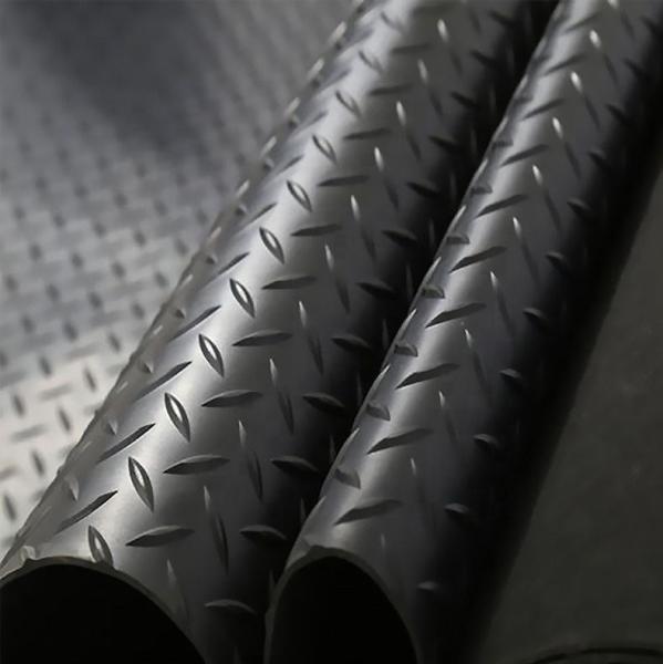 Rubber Mat 2m Width Anti-Slip Rubber Flooring Diamond Plate Rubber Mat Rolls