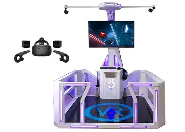 700W Virtual Reality Game Machine 42 Inch White HTC Vive Square Platform