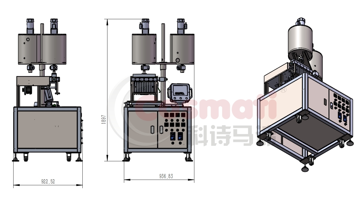 Automatic Lipstick Filling Machine 12 Nozzle Hot Filling Lip Balm Production Line