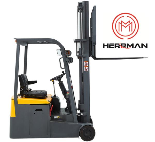 Rear Wheel Driven 1500kg 3 Wheel Electric Counterbalance  Forklift