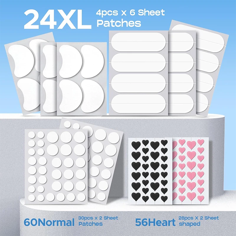 Multi Skin Tone Hydrocolloid Acne Patches Invisible Blemish Coverage Universal Fit