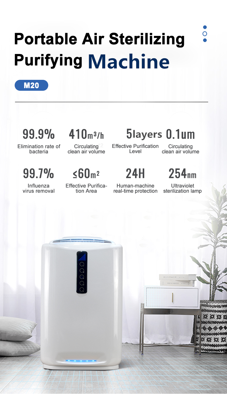 Промышленный сильный УЛЬТРАФИОЛЕТОВЫЙ очиститель воздуха 45W для больницы