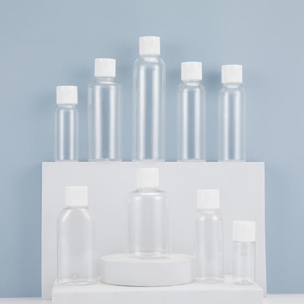 Botella de plástico PET transparente para uso diario
