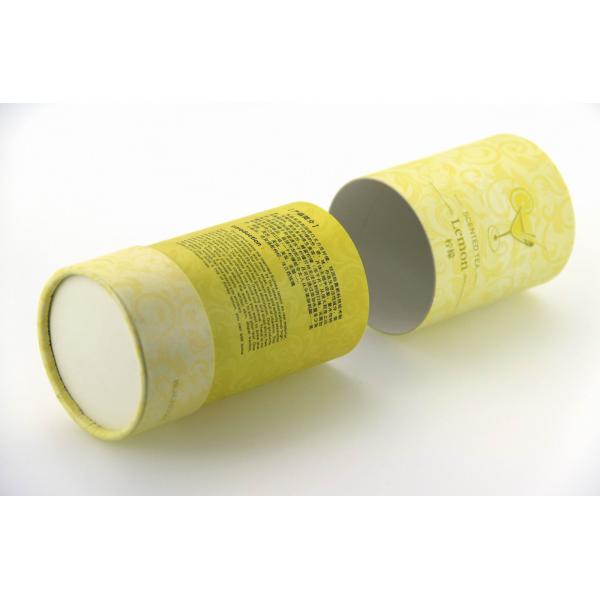 Logo Printed Elegant Cylindrical Kraft Paper Can Packaging for Tea / Fruit Tea / Flower Tea / Ntrition Powder