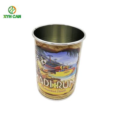Impressão 400ml Tin Containers do folha de Flandres PMS de Tin Can 0.25mm do álcool