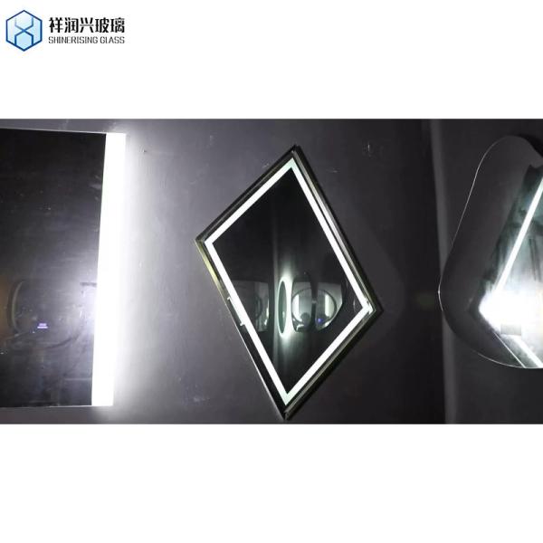Hotel Furniture Silver Finish Aluminium Coated Float Glass Mirror Sheet 1.8mm 2mm 3mm