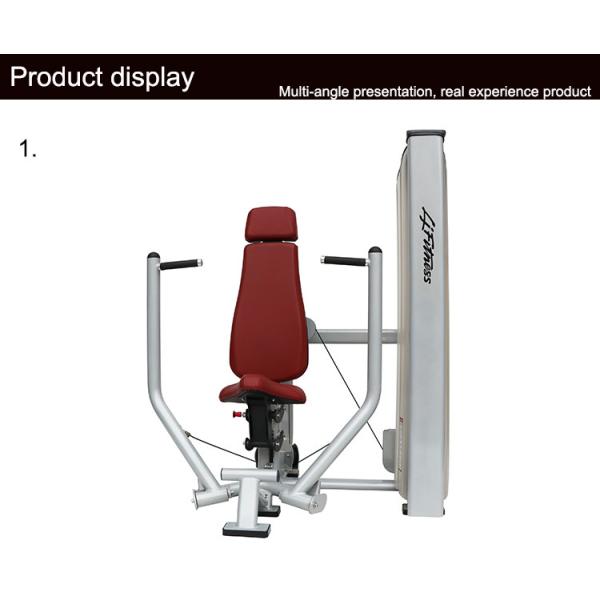 Heavy Duty Matrix Commercial Fitness Equipment Steel Frame Fly / Chest Press Machine