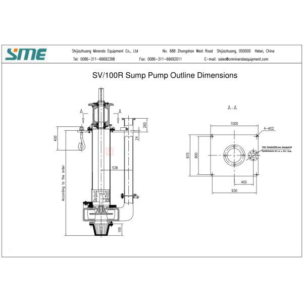 Cantilevered Shaft  Vertical Cantilever Pump  , Vertical Centrifugal Pump  With Agitator