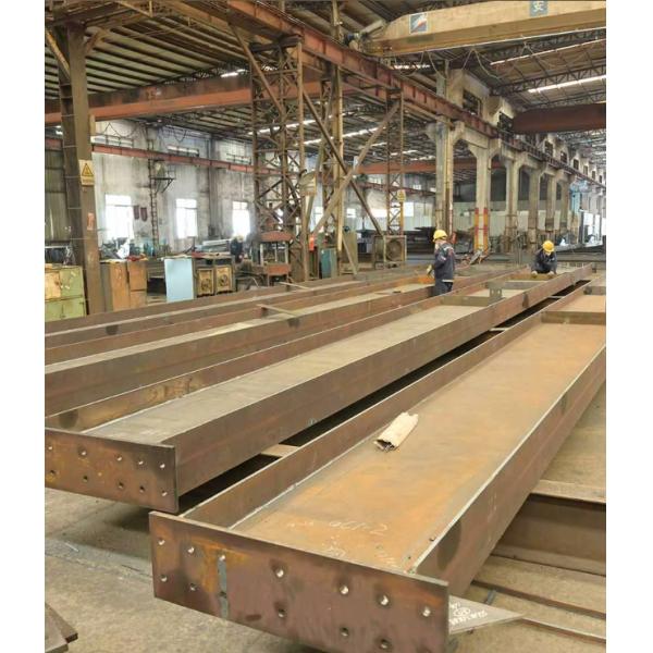 Estructura de acero con vigas en H para almacén, materiales de construcción, proyecto metálico, estructura de acero, vigas en H de acero laminado en caliente