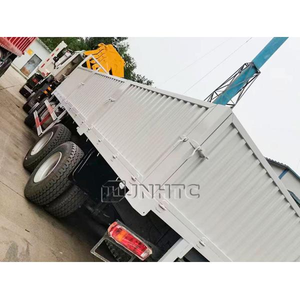 Новый Sinotruk Howo Fence грузовой грузовик 10 тонн складной кран 12 колес 400 лошадиных сил для продажи