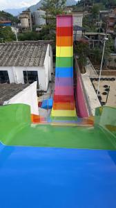 5-60 Years Old U Shape Water Slide Big Mutilcolor Boomerang Water Slide