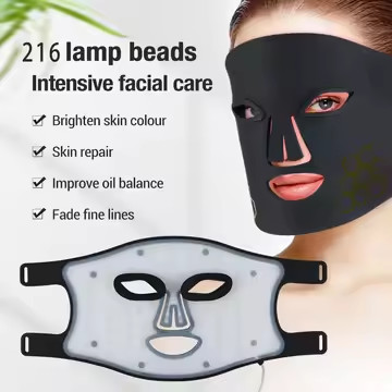 4 Colors Led Red Light Therapy Mask With Silicone And Intelligent Controller For Skin Brightening