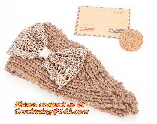 Women knitted headband crochet headband Handmade tenia Mixed quantuty and color