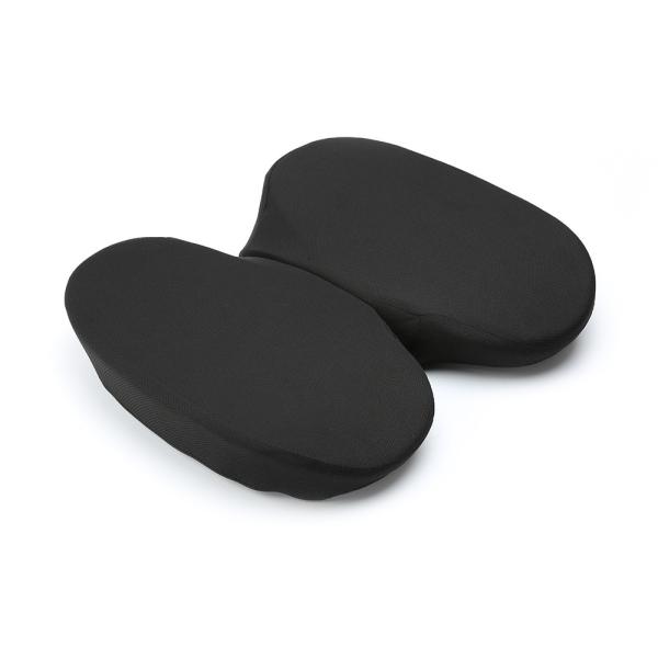 Fodable Plain Memory Foam Seat Cushion For Office And Car Use , Black