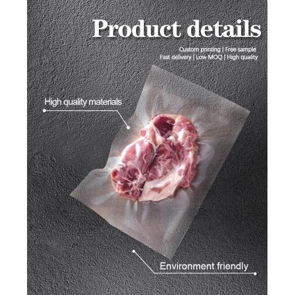 Сумка нейлона 200 микронов для полиэтиленовых пакетов 2kg 5kg рыб мяса свинины говядины еды упаковывая