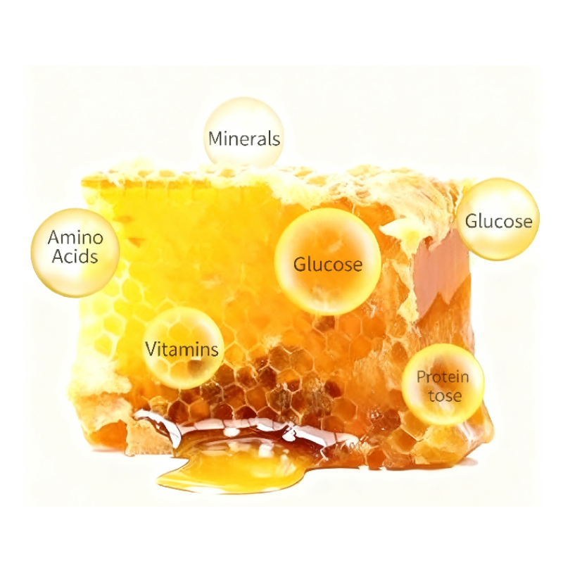 Handmade Organic Honey Soap with 10% Honey for Nourishing and Moisturizing 100g/box and 3 Years Shelf Life