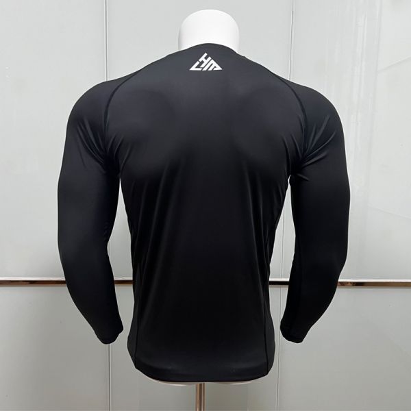 80% Polyester 20% Spandex Custom BJJ Rash Guards Men'S Quick Dry
