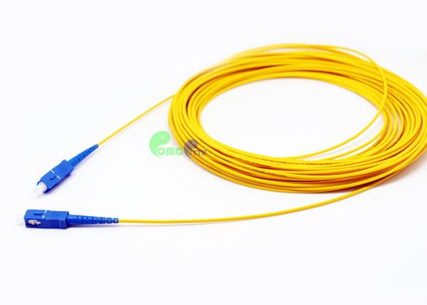 IEC Grade B SC Duplex Fiber Optic Patch Cables High Quality Zirconia Ferrules