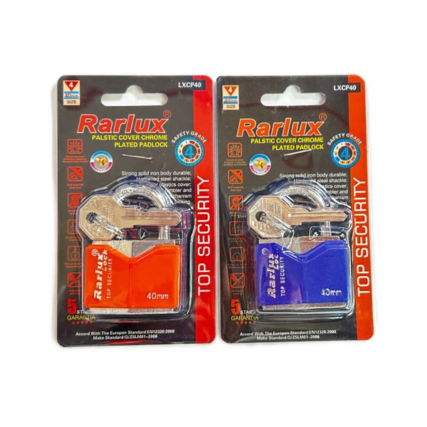 Hot Selling Wholesale China Padlock  Plastic Cover Rhombic Type Iron Padlock
