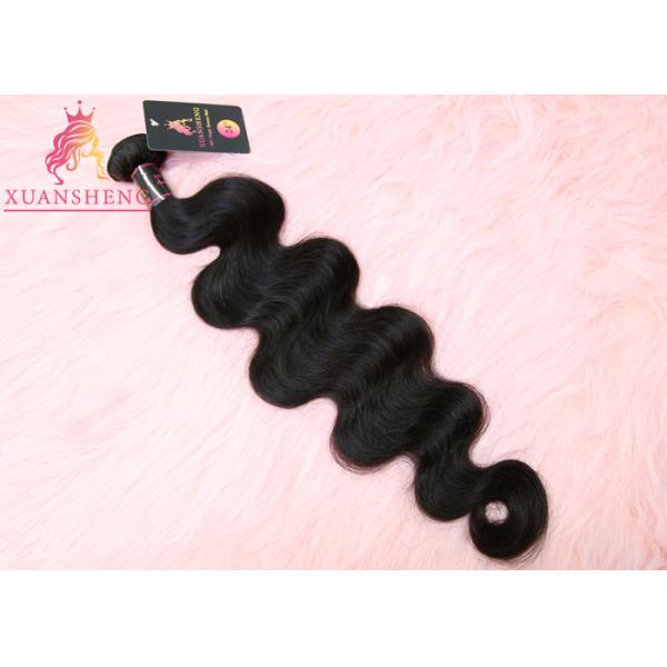Black Virgin Indian Hair, Body Wave Hair Weave Bundle, Indian Hair Extension
