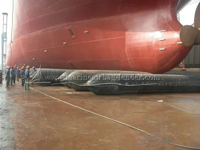 Composed Ship Launching Airbag 0.3m To 3.0m Diameter Natural Rubber Marine Lifting Airbag