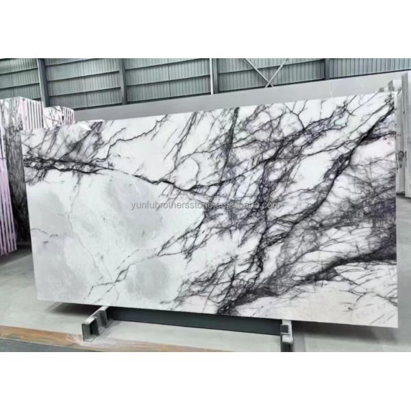 Indoor Fragrant Snow Plum Fireplace Surround in Arched French Style Stone for York Homes