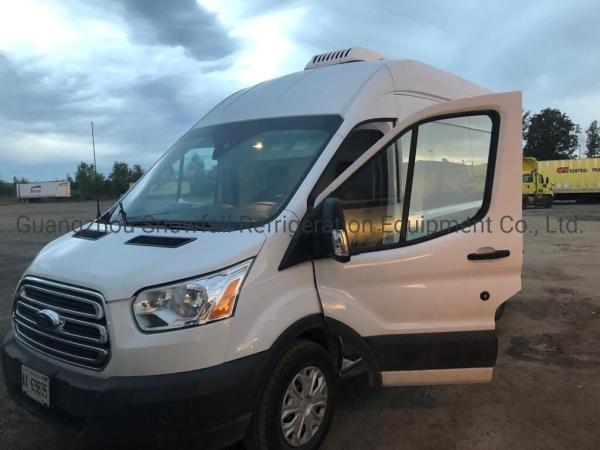 Cargo Van Refrigeration Unit Refrigeration Equipment White Colour With Aluminium Fan