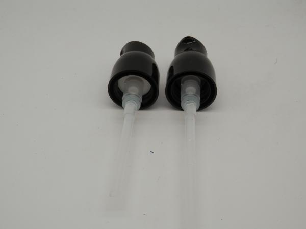 Black Non Spill Screw Down Lotion Pump Replacement Plastic Material XFP-01