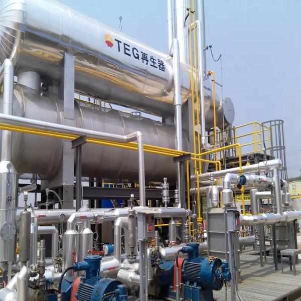 3 MMSCD Natural Gas Dehydration Equipment Triethylene Glycol Dehydration Unit
