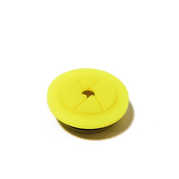 Small Hole Pressure Foot Insert Yellow Plastic For Takisawa Drilling Machine