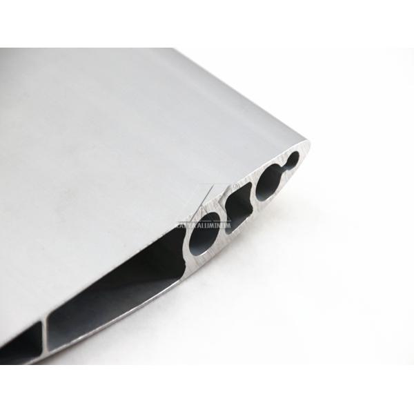 La protuberancia oval de la aleación de la cuchilla del Louvre de la sombrilla perfila el Louvre de aluminio para Windows