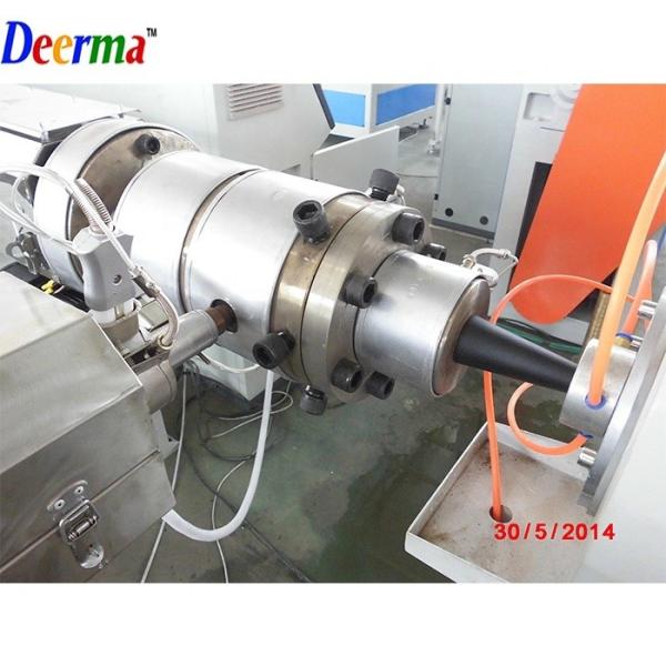440V HDPE Pipe Machine 63mm - 160mm Tube Extrusion Machine 4-12 M / Min Drive Motor S