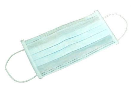 Eco Friendly Disposable Mouth Mask 17.5x9.5cm With Adjustable Nose Clip