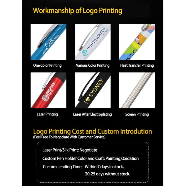 Colorful Touch Screen Ballpoint Pen Gift Ballpoint Pens For Advertising Promotion