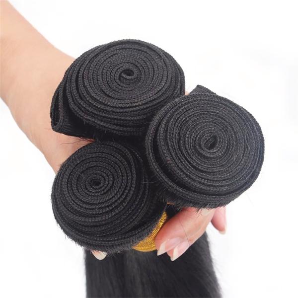 Black Human Hair Extensions Weave , Natural Shine Remy Human Hair Weave