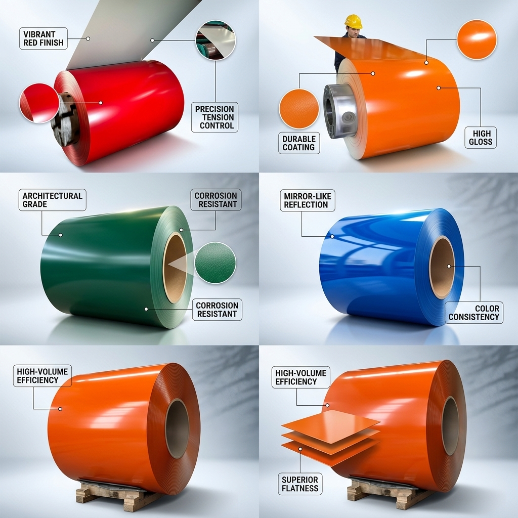 Lightweight Energy Efficient PE Coated Aluminum Coil Sustainable Building Solution for Japan EU Green Architecture