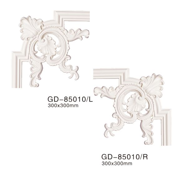 GD-85010 Safety Polyurethane Foam Flat Mould-Proof House Renovation Ceiling Tiles For Villa