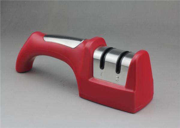 Portable Two Stage Knife Sharpener , Customized Color Diamond Hone Knife Sharpener