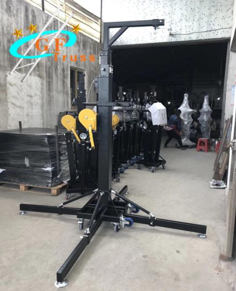 Aluminum Heavy Duty Speaker Stand Lighting Truss Lift Tower For Show Exhibition