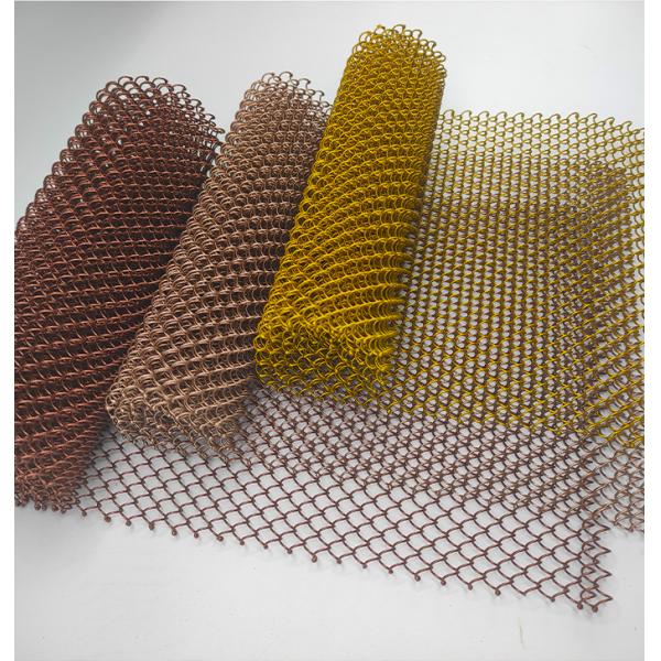 Сетка металла балкона современного дизайна архитектурноакустическая с цветом золота