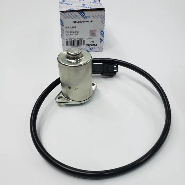 OUSIMA Rotary Swing Solenoid Valve 20Y-60-32120 20Y-60-32121 For Komatsu PC200-7 PC220-7 PC200-8 Excavator