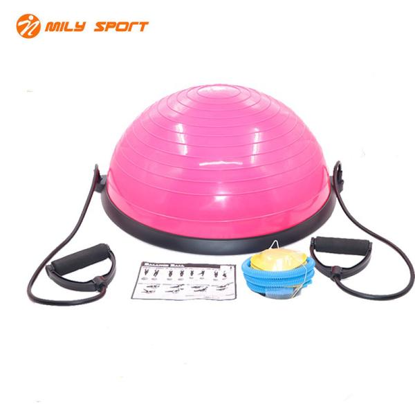 58cm Yoga ABS Balance Training Equipments Anti Burst Massage Blue Exercise Half Ball