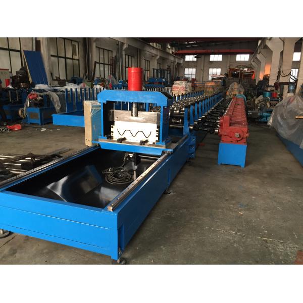 Standard Size Highway Roadside W Beam Guardrail Roll Forming Machine
