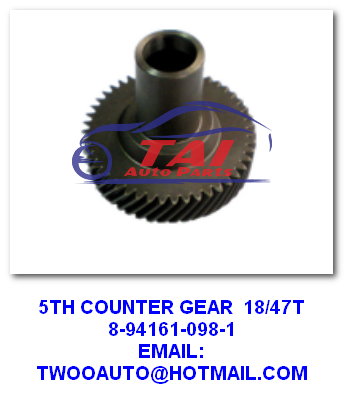 Transmission Gear Auto Transmission Parts 5th Counter Gear 8-94161-098-1 / 8-94161-920-1 For 4ja1