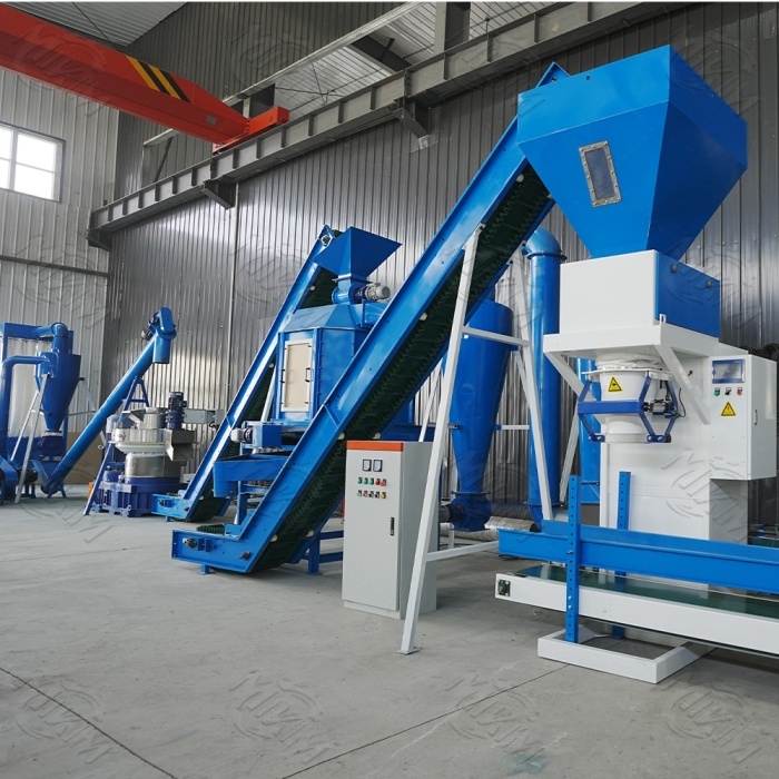 Biomass Wood Sawdust Making Machine Vertical Ring Die Pellet Mill With CE Certificate